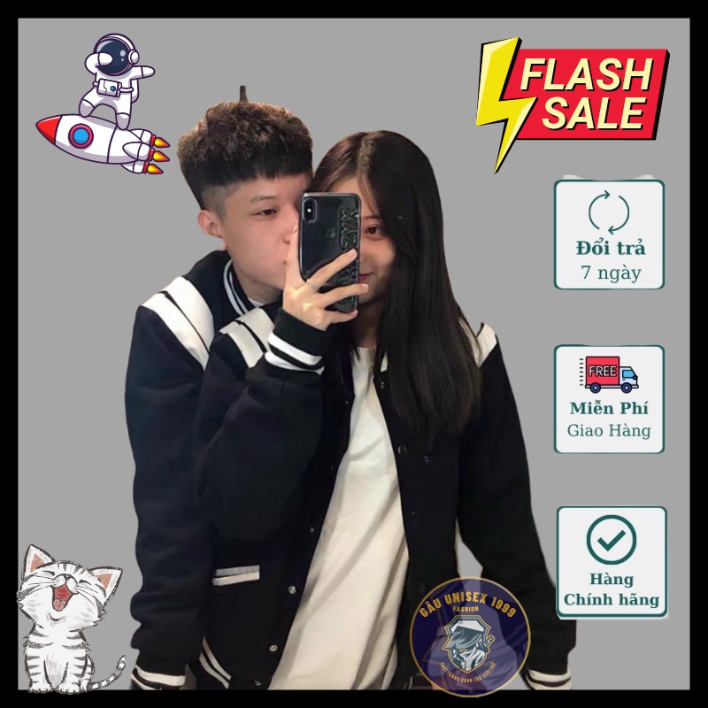 Áo Khoác Bomber Teddy Phối 2 Vai Hot Trend - Áo Khoác Bomber Mùa Đông
