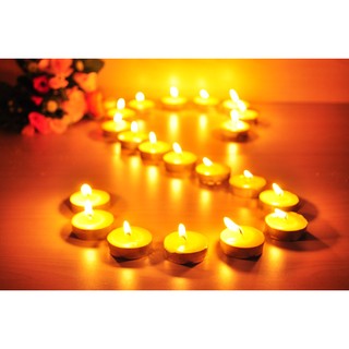 NẾN TEALIGHT KHÔNG KHÓI, KHÔNG MÙI, TỰ TAN