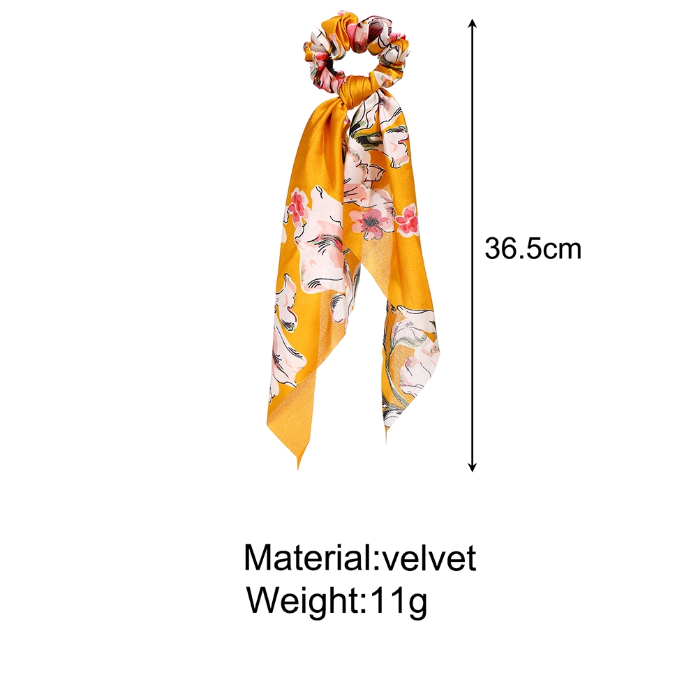 Dây Buộc Tóc In Hoa Thời Trang Nữ