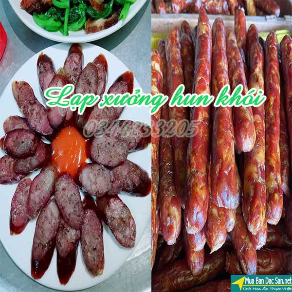 LẠP XƯỞNG HUN KHÓI [0.5KG] loại đặc biệt, làm từ lợn bản Sa Pa, với công thức đặc biệt cho hương vị ngon khó cưỡng | BigBuy360 - bigbuy360.vn