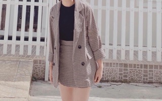 [Có sẵn] Set vest 2 món ulzzang + ảnh thật chất vải