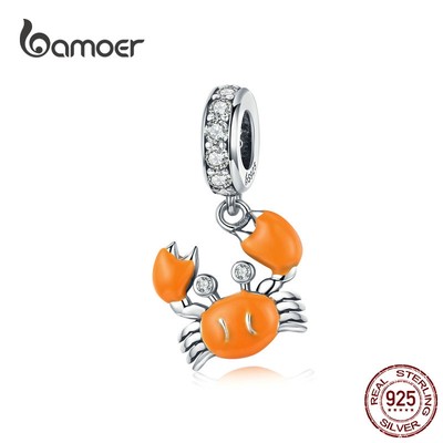 Phụ Kiện Bamoer Bằng Bạc 925 Làm Vòng Tay Hình Con Cua
