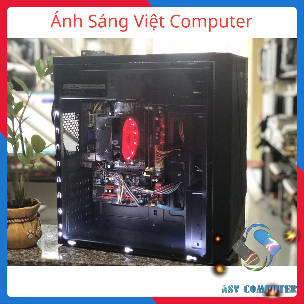 (HOT SALE) PC chơi game A8 7600k, Ram 8G, Vga 4G, Hdd 250G, Case như hình