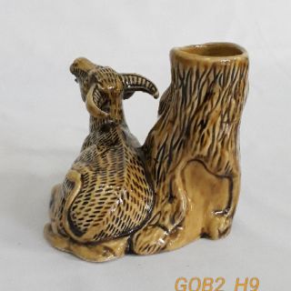 Trâu Ống Bút_ Gốm sứ Bát Tràng