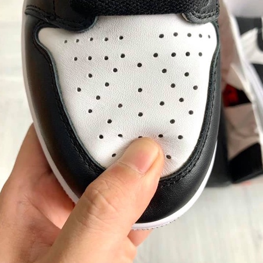 Giày Jordan cổ cao đen trắng, JD1 panda Cao Cổ dễ phối đồ chuẩn SC | BigBuy360 - bigbuy360.vn