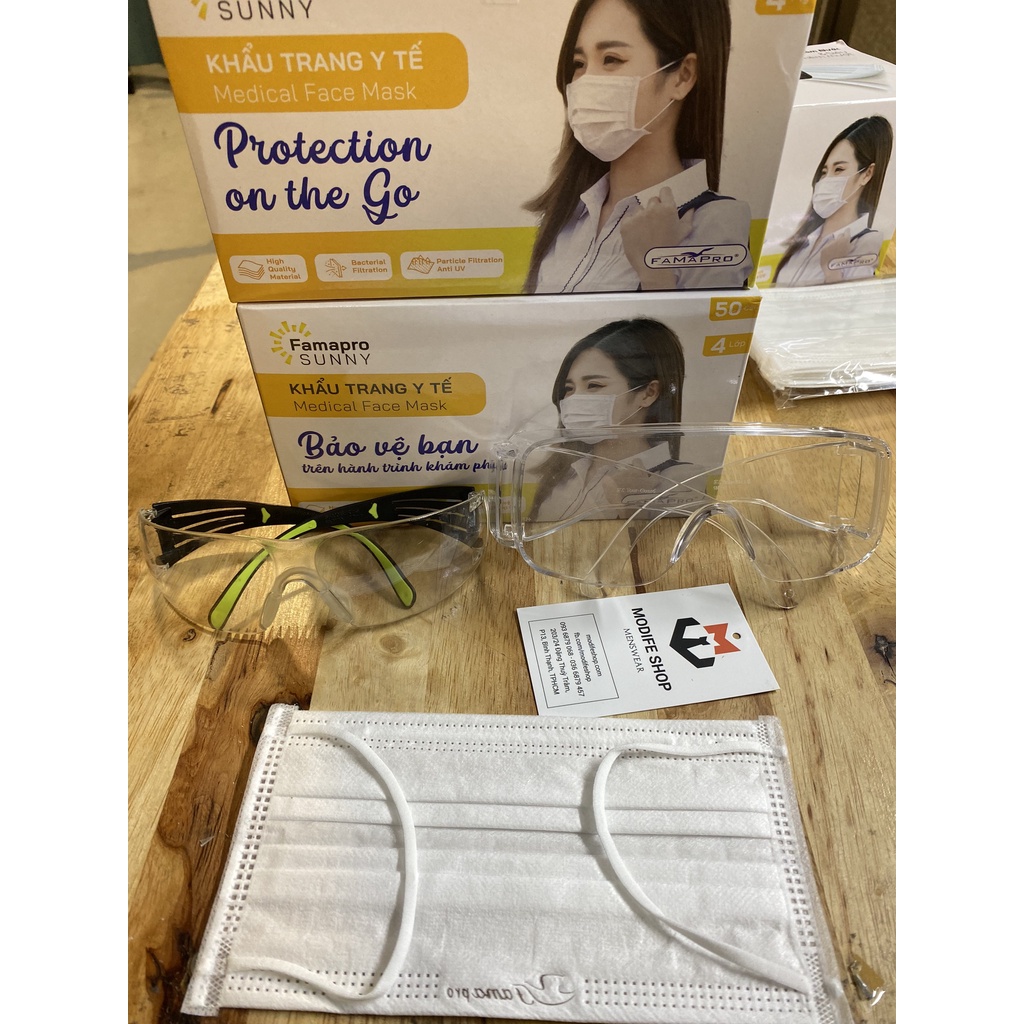 [Quà tặng] Khẩu Trang Y Tế kháng khuẩn 4 lớp Famapro - Modfie Shop