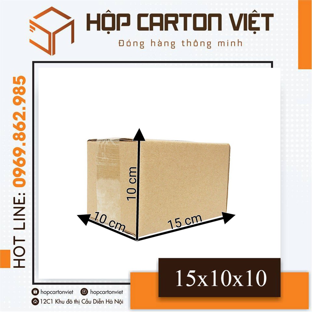 15x10x10 combo 50 hộp carton