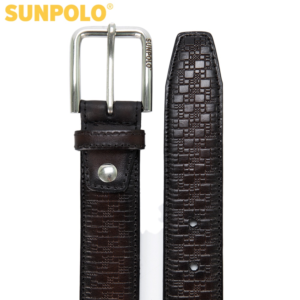 Thắt lưng nam da bò SUNPOLO BSMK45- 3 Phiên bản màu