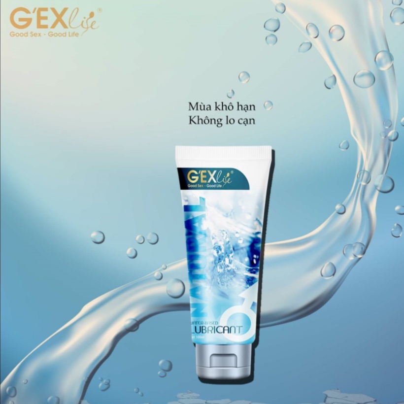 Gel bôi trơn G’EXlife Natural tinh chất gốc nước (100ml) - MEDICAL