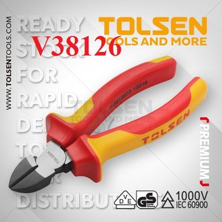 Kìm cắt cách điện tolsen v38126