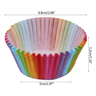 Set 100 Cốc Giấy Làm Bánh Cupcake