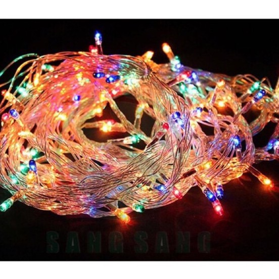 Dây đèn led chớp nháy nhiiều màu sắc dài 3m 40 bóng led