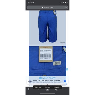 Sale quần short việt tiến 445k còn 190k