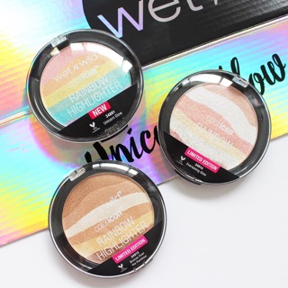 Phấn bắt sáng Wet n Wild - Color Icon Rainbow Highlighter màu Everlasting Glow, All Over The Rainbow, Unicorn Glow