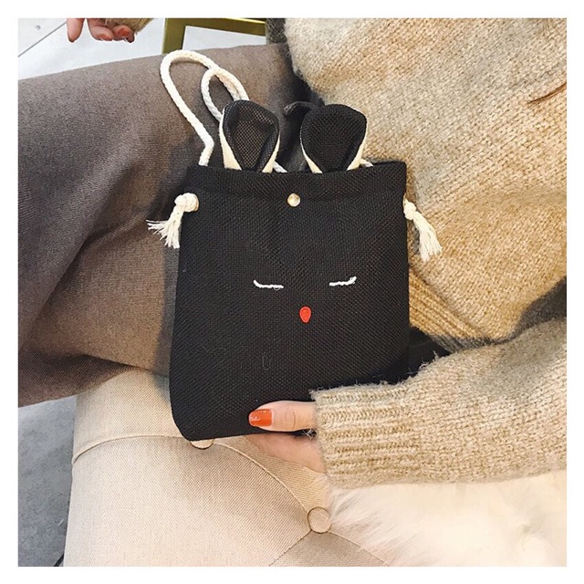 TÚI ĐEO CHÉO TAI THỎ ULLZANG