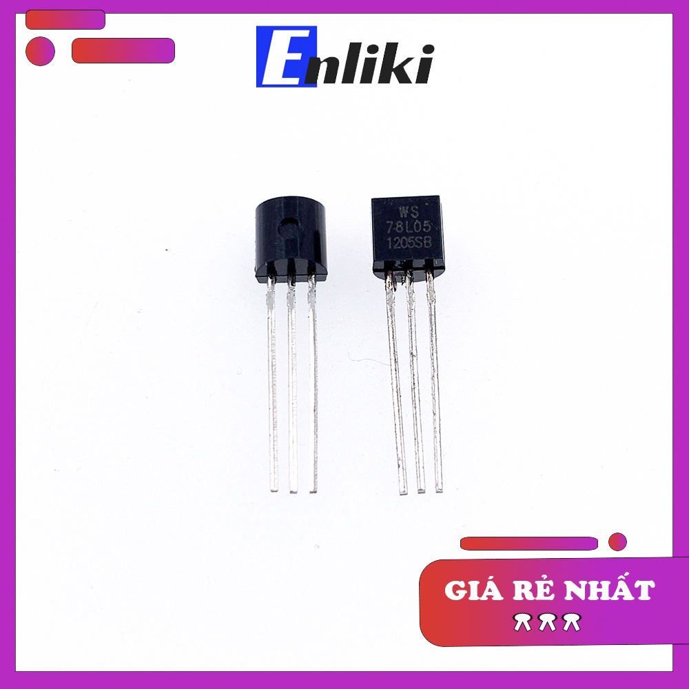 78L05 IC Nguồn Ổn Áp 5V 0.1A TO92