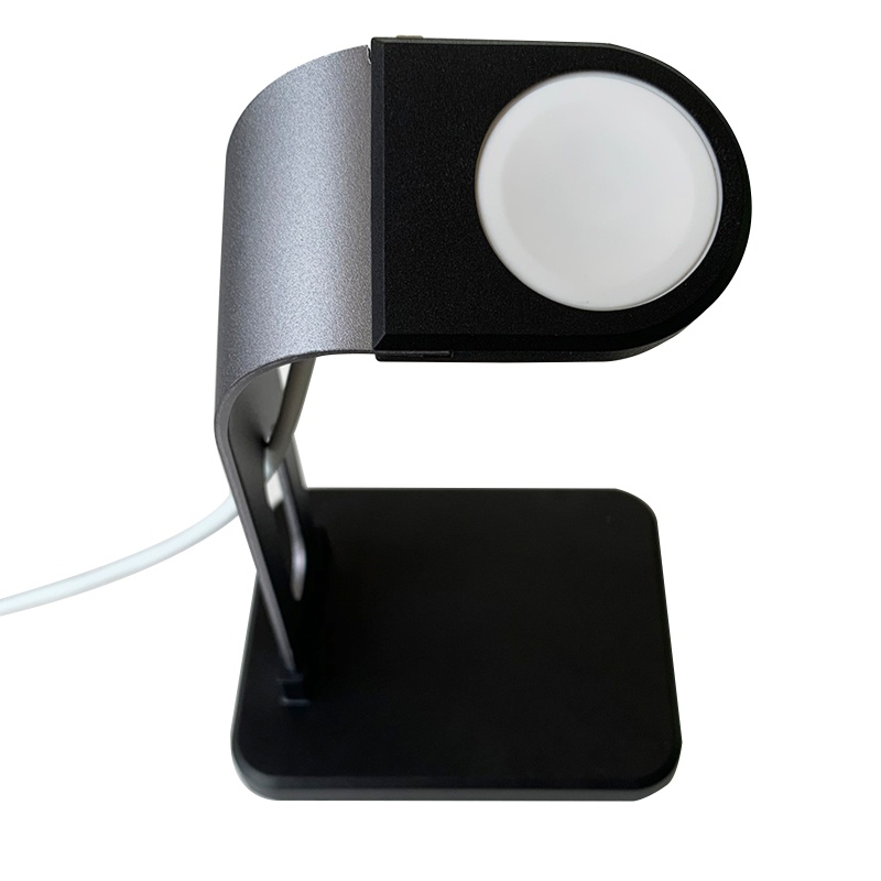 Giá đỡ và bộ sạc bằng nhôm cổng USB thích hợp cho Apple Watch i-Watch có bán lẻ giá đỡ