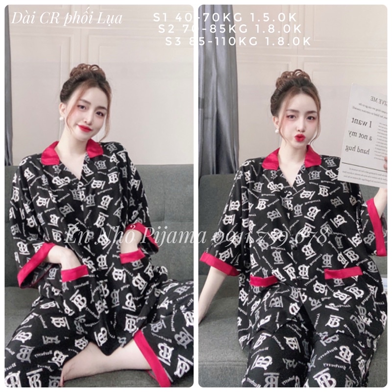 Bigsize 50-110kg cánh rơi Lụa 2 túi phối siêu mềm mịn đẹp Én Nhỏ Pijama | BigBuy360 - bigbuy360.vn