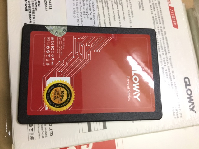 Ssd 120G Gloway chính hãng cho PC và Laptop- Tặng kèm Cáp sata - Cài win Free