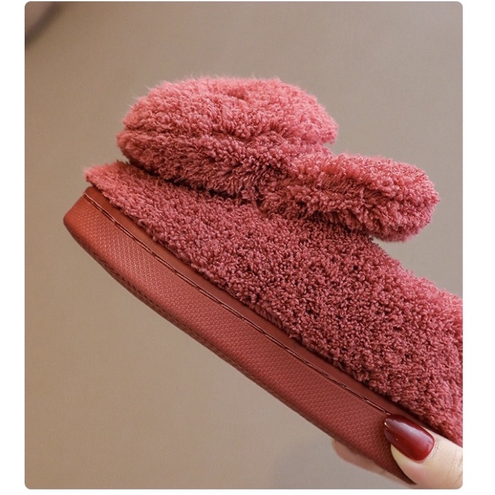 Dép giày bông hình thú cho bé trai bé gái đi trong nhà