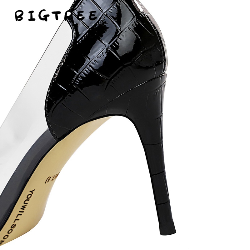 Giày cao gót nữ BIGTREE mũi nhọn gót 8.5cm thời trang cá tính