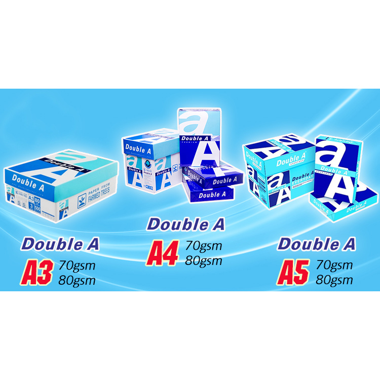 Giấy A5 Double A 70 gsm (Ream)