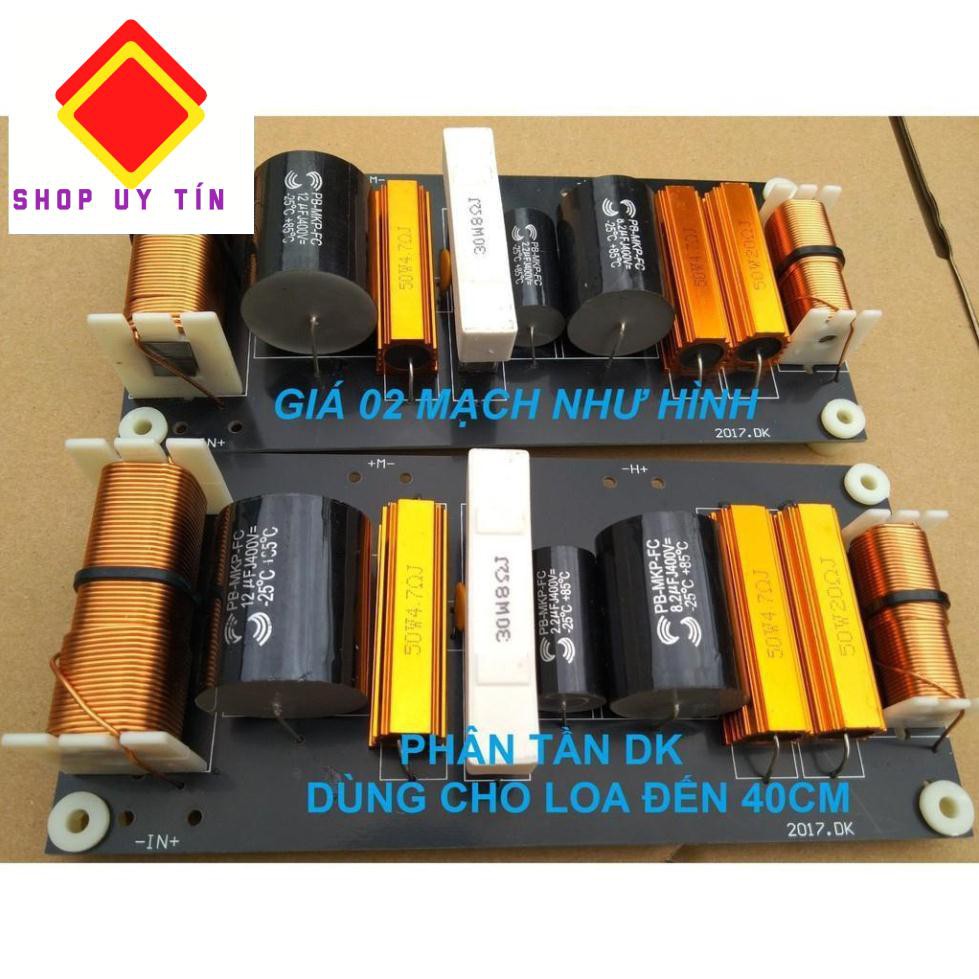 PHÂN TẦN DK - GIÁ 1 CẶP DK2017 - MẠCH PHÂN TẦN LOA BASS