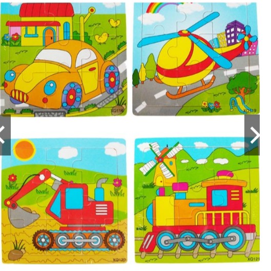 Tranh ghép 9 miếng hình con vật