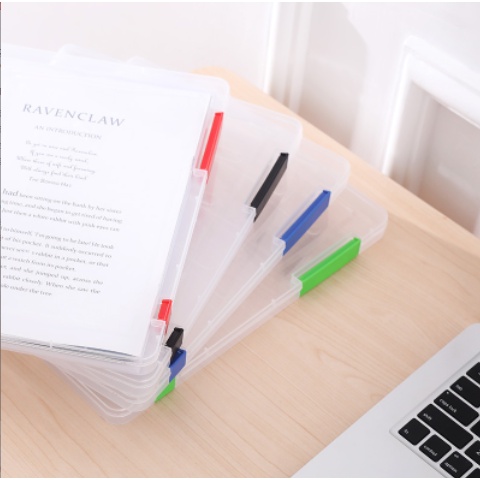 Hộp Nhựa Trong Suốt Đựng Tài Liệu Khổ A4 Tiện Dụng