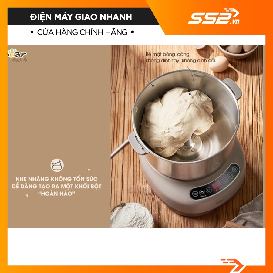 Máy Trộn Bột Ủ Bột Tự Động BEAR DM-B70V1  7L - Bảo Hành Chính Hãng
