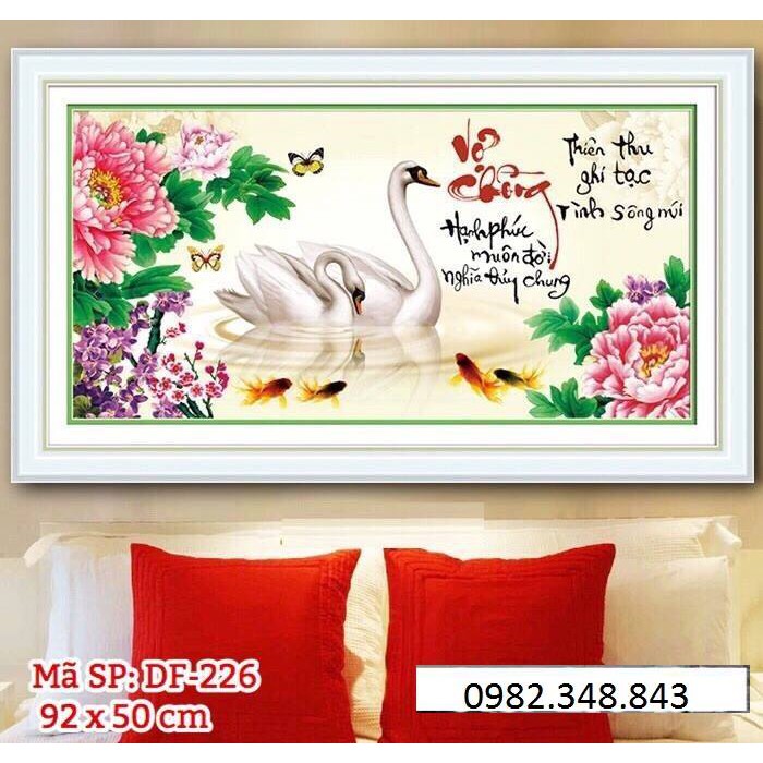 Tranh đính đá vợ chồng KT:92x50cm, Tranh gắn đá chưa làm.