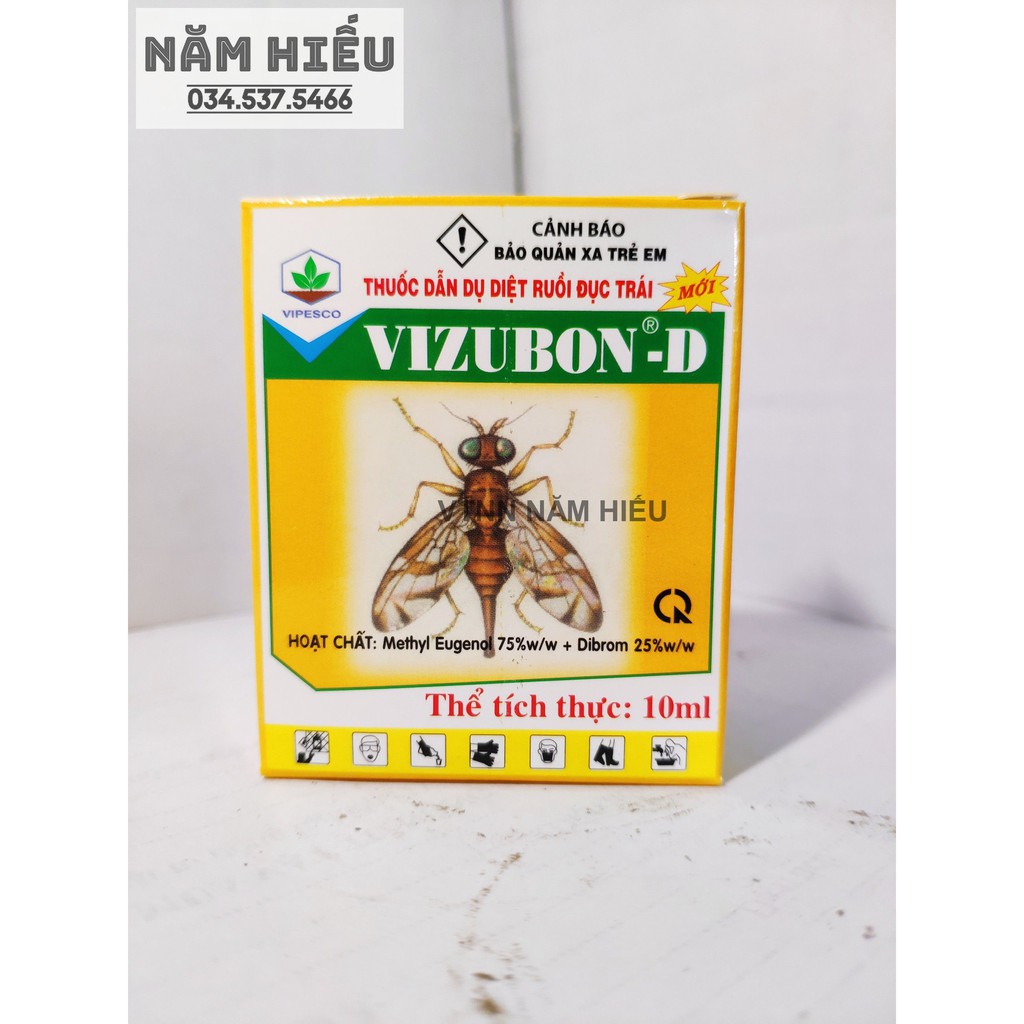 VIZUBON Thuốc dẫn dụ ruồi đục trái 10ml - DỤ ruồi đực