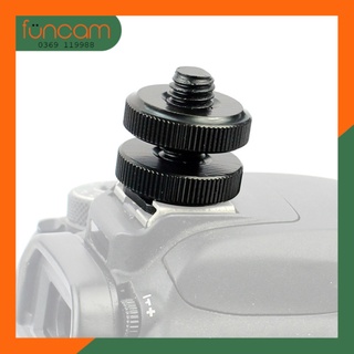 ỐC 3/8" và 1/4" CÓ 2 KHÓA VẶN GẮN HOTSHOE