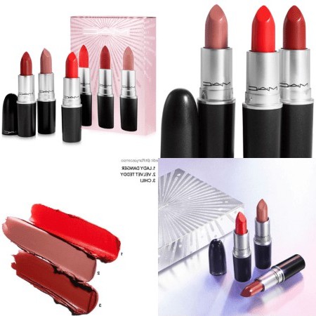 (Tách set ko box) Set son M@C 3 thỏi fullsize (Chili, Lady Danger, Velvet Teddy) | BigBuy360 - bigbuy360.vn