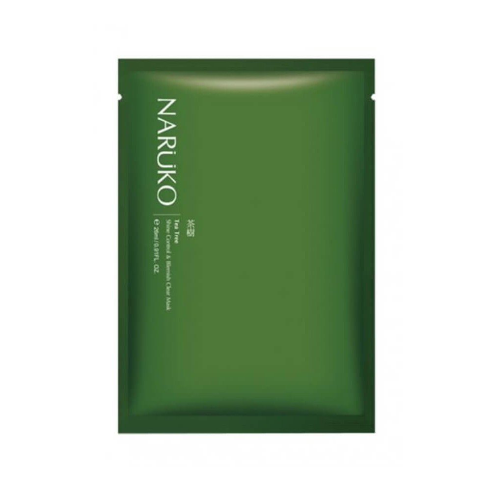 Mặt Nạ Naruko Tea Tree Shine Control & Blemish Clear Mask (Nhập khẩu)