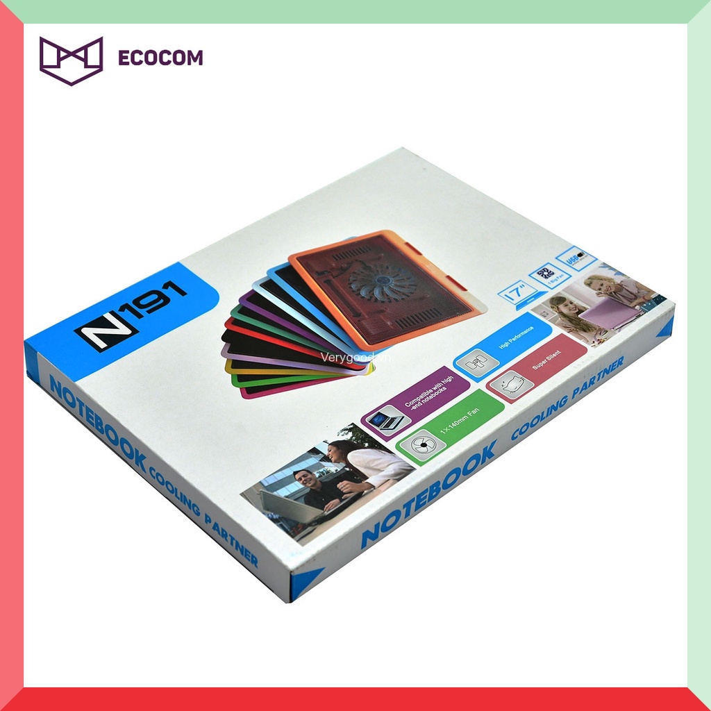 Đế Tản Nhiệt Có Đèn Led N19 Mới Cho Laptop