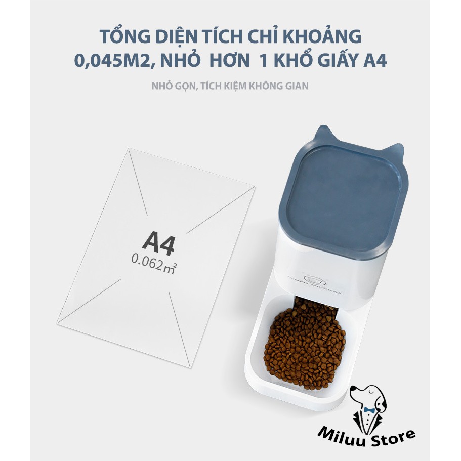 [BÁT ĂN CHÓ MÈO] tự động bổ sung thức ăn, bát ăn chó mèo dung tích lớn, nguyên bộ hoặc từng món