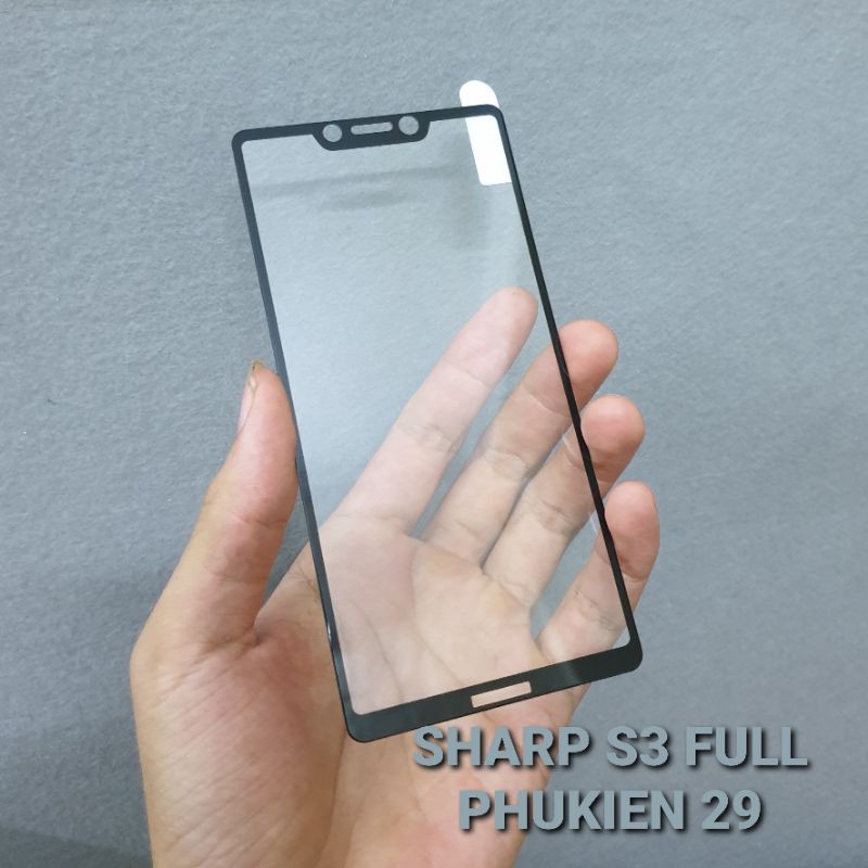 [Sharp S2/ S3 /S3 Mini] Kính cường lực FULL màn Glass Pro+ 9H