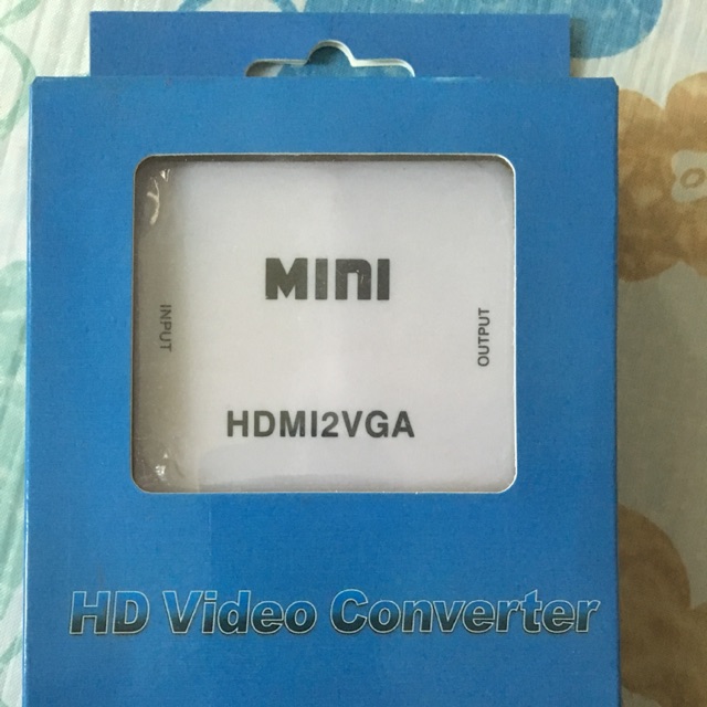 Bộ chuyển đổi tín hiệu HDMI sang VGA hỗ trơ full hd 1080p, tín hiệu chuẩn và ổn định, hàng chất lượng cao