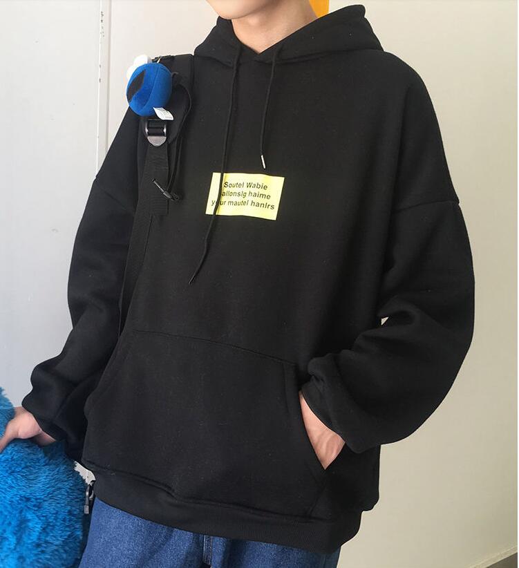 Áo Hoodie Dáng Rộng Màu Trơn Thời Trang Thu Đông Cho Các Cặp Đôi | BigBuy360 - bigbuy360.vn