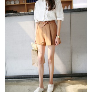 SET : SƠ MI TRẮNG+SHORT NÂU ULZZANG
