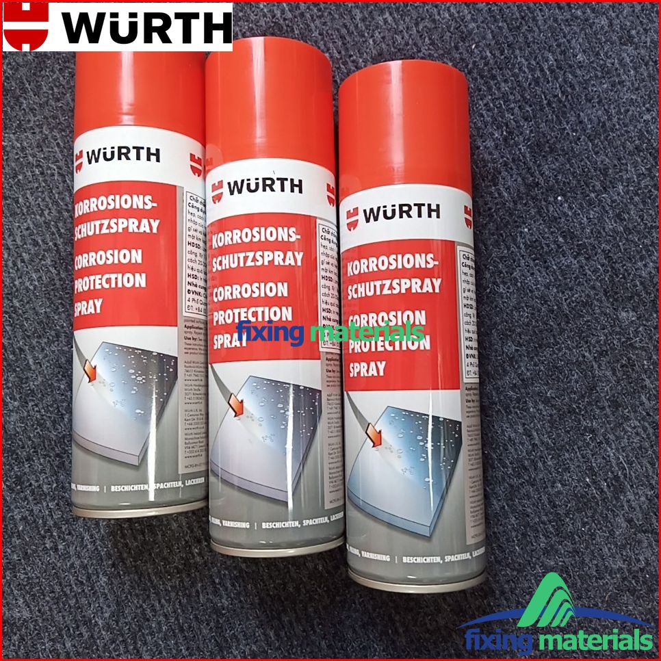 Chai xịt chống gỉ sét cao cấp WURTH Corrosion Protection Spray 089315 (300ml, SX tại Bỉ)