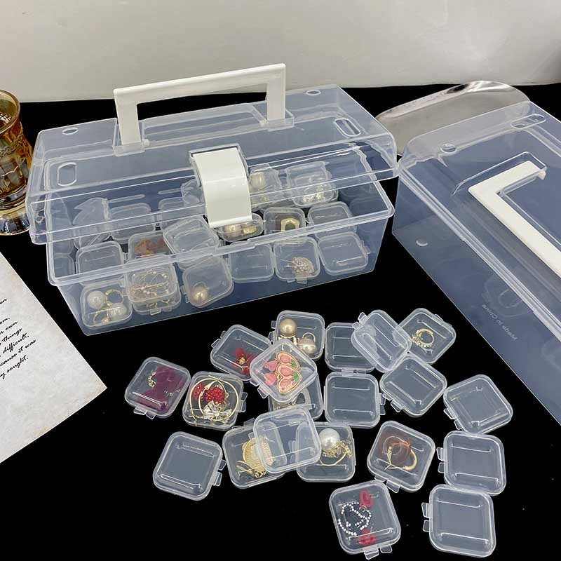 Hộp Đựng Trang Sức Trong Suốt Chống Bụi Bẩn Chống Oxy Hóa Tiện Dụng