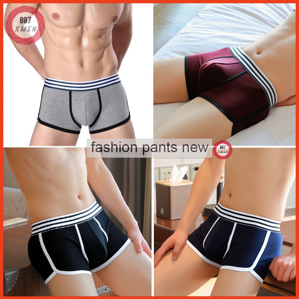 [ Hàng Hiệu ] Quần lót nam boxer - Quần sịp nam cotton siêu thoáng khí thấm hút