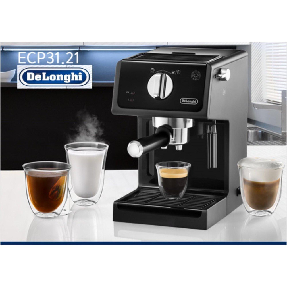 Combo Máy pha cà phê Delonghi ECP31.21 + Máy xay cà phê Delonghi KG79