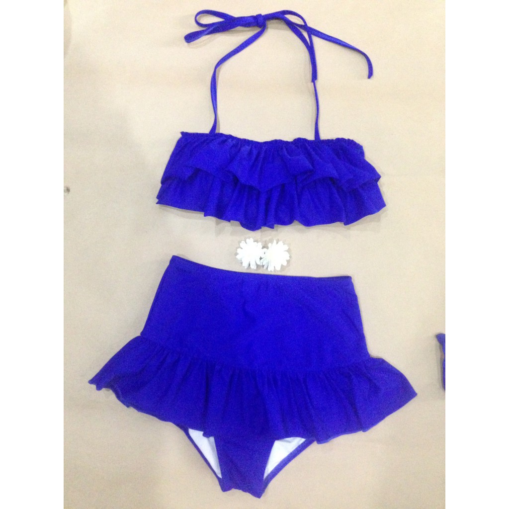 Bikini 2 mảnh chéo xanh coban ( Ảnh chụp thật từ khách)đẹp mới nhất | BigBuy360 - bigbuy360.vn