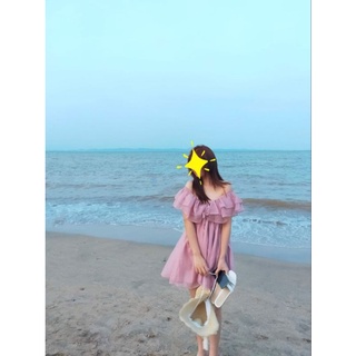 [ Thanh lý ] Đầm trễ vai bồng xòe