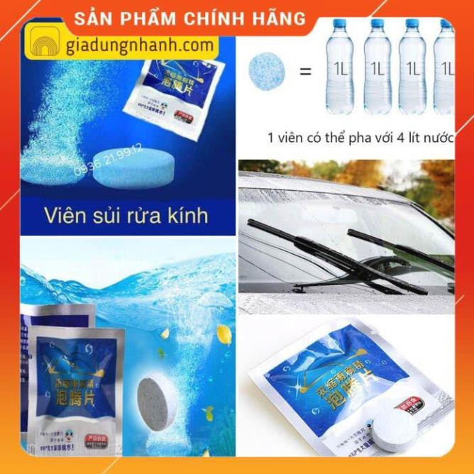 [VIP] Viên Sủi Nước Rửa Kính Ô Tô Tiện Lợi