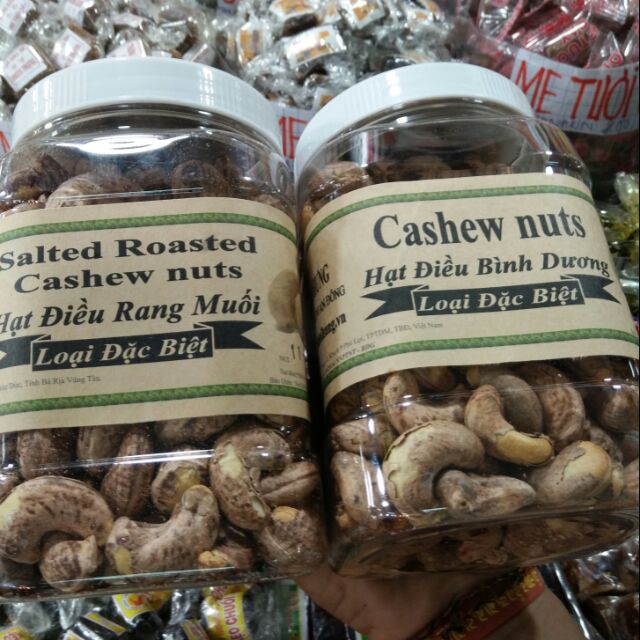 Combo 500g Điều Vỏ Lụa Bình Phước + 500g Điều Vỏ Lụa Bình Dương