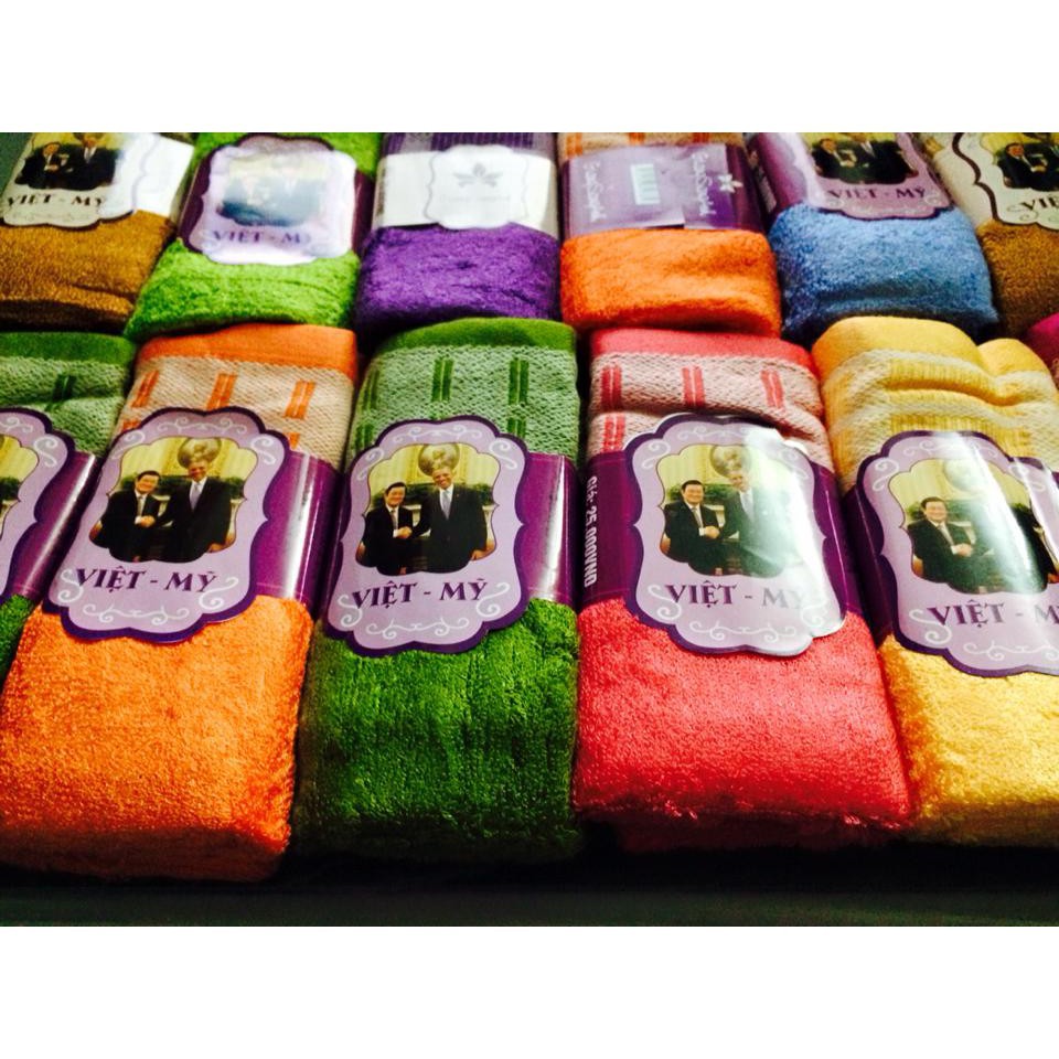 [GIẢM SỐC] Combo 10 khăn mặt sợi tre